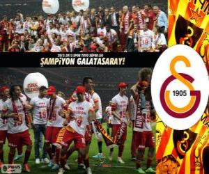 пазл Галатасарай Чемпион Супер Лига 2012-2013, Турция футбольной лиги